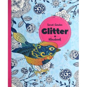 Kleurboek Interstat volwassenen glitter thema secret garden