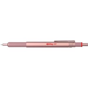 Balpen rOtring 600 medium rosé goud