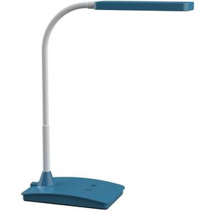 Bureaulamp MAUL Pearly LED voet dimbaar colour vario atlantic blue