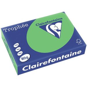 Kopieerpapier Trophee A4 80gr grasgroen 500vel