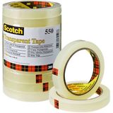 Plakband Scotch 550 15mmx66m transparant