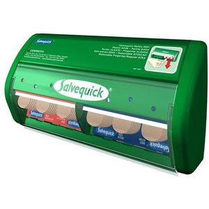 Pleisterdispenser Salvequick met inhoud