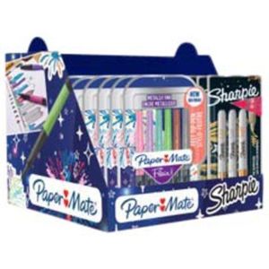 Viltstift Sharpie en Paper Mate Flair metallic assorti