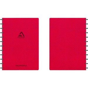 Schrift Adoc Business A4 ruit 5x5mm 144 pagina's 90gr rood