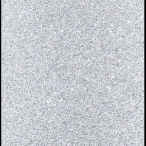 Glitterkarton Folia 50x70cm 300gr 5 vel zilver