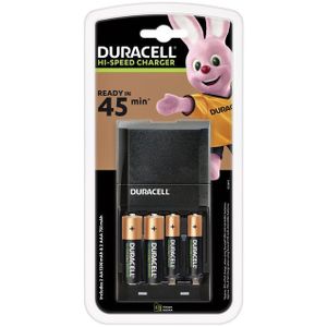 Batterij oplader Duracell CEF27 + 2xAA +2xAAA
