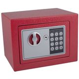 Kluis Pavo mini elektronisch 230x170x170mm rood