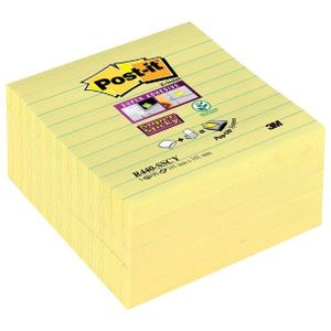 Memoblok 3M Post-it Z-Notes S440 Super Sticky 100x100mm geel