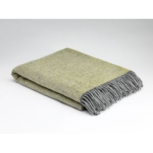 100% Merino wollen plaid Cosy Lemon