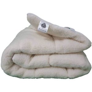 Tip!! Origineel Texels Classic wollen onderdeken voor peuter en kleuterbed 60 x 120 cm