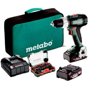 METABO Accu 18V Klopboormachine SB 18 L (koffer, 2x 2 Ah accu's, bitset) 614053900