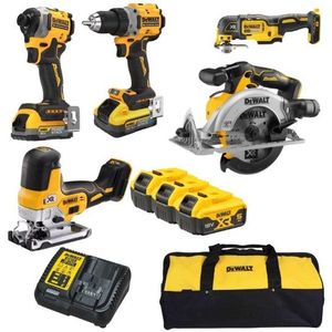 Dewalt - DCK502P3 - Combiset - 18V - 6 Stuks - 3x5.0 Ah