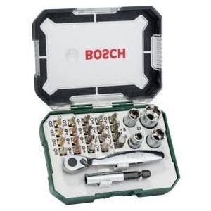 BOSCH 26-delige ratelset DIY 2607017563