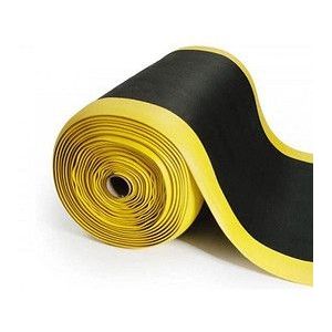WESEMEYER Anti-Ermüdungsmatte schwarz, gelb 90,0 x 150,0 cm