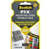 Scotch FIX™ doppelseitige Klebepads für max. 225,0 g 12,7 x 12,7 mm, 64 St.