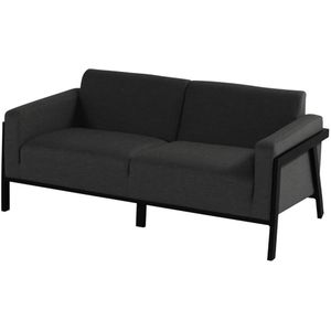 Hartman Frank 2-zits loungesofa aluminium/Sunbrella zwart