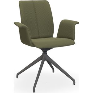 2 Set Bert Plantagie TARA DONNA COMFY 839C Stoel met armleuning breed gesloten gestoffeerd