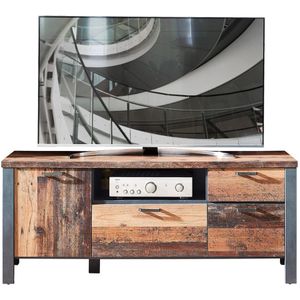 Innostyle Cardiff TV lowboard houtmateriaal gebruikt stijl look donker 154x62x50 cm
