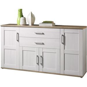 HBZ Meble Romance Sideboard Holzwerkstoff Sibiu Lärche/San Remo hell 186x100cm