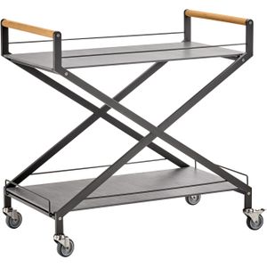 Solpuri Trolley one Barkarretje Roestvrij staal/Antraciet/Betonkool