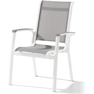 2 Set Sieger Calvi Stapelstoel Aluminium/textileen