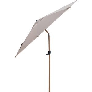 Cane-Line Zonnescherm kantelbaar Parasol Aluminium Houtlook Ø300 cm