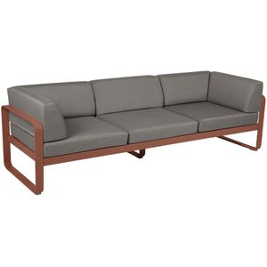 Fermob Bellevie Club 3-zitsbank Aluminium