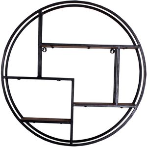 SIT Meubelplank PANAMA Metaal/Mango