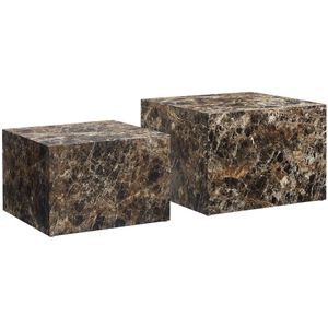 VerkoopKoorts salontafel bruin set van 2