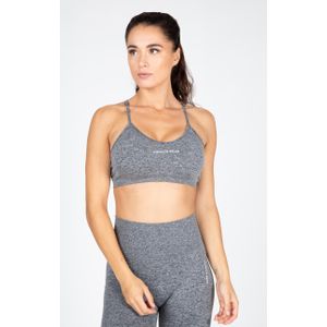 Gorilla Wear Quincy Seamless Sportbeha - Grijs - S/M