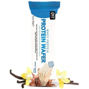 QNT Protein Wafer Bar - Eiwit Reep - 12 x 35 gr - Vanilla Yoghurt