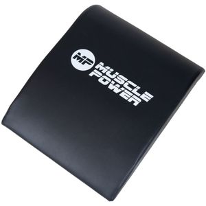 Muscle Power Buikspiermat - Ab Mat - Zwart