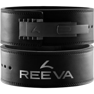 Reeva Lifting Belt van Carbon Leer - Verstelbare RVS Gesp - 13 mm - XL