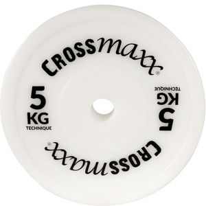 Lifemaxx Crossmaxx Hollow Technique Plate - 50 mm - 5 kg - Wit