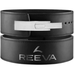 Reeva Zwart Lederen Lifting Belt - Halterriem
