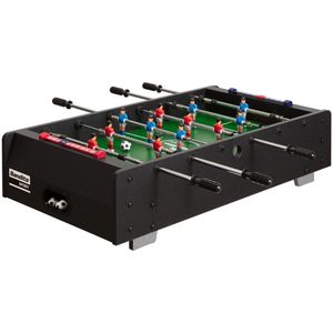 Bandito Mini Tafelvoetbal met Telescopische Stangen - Zwart