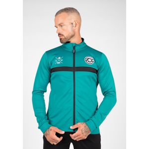 Gorilla Wear Vernon Trainingsjas - Track Jacket - Groen/Blauw - XL
