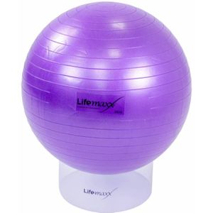 Lifemaxx Gymball - Anti-Burst Fitnessball - 55 cm - Paars