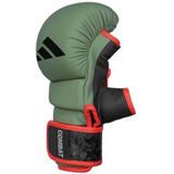 Adidas Combat 50 Sparring Grappling MMA-handschoenen - Legergroen/Zwart - M