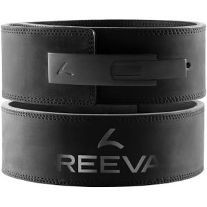 Reeva Lifting Belt van Nubik Leer - Zwarte RVS Gesp - 13 mm - L