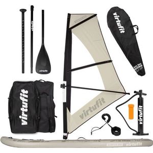 Virtufit Supboard Surfer 305 - Beige - Inclusief Windzeil en accessoires