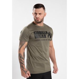 Gorilla Wear Classic Training T-shirt - Legergroen - S