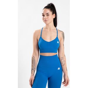 Gorilla Wear Olivia Seamless Sportbeha - Blauw - S/M