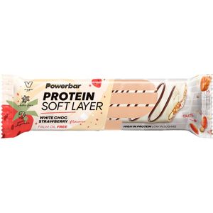 Powerbar Protein Bar Soft Layer - 12 x 40 gr - Aardbei Witte Chocolade
