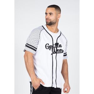 Gorilla Wear 82 Baseball Jersey - Wit - L