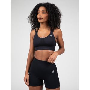 Gorilla Wear Whitney Seamless Sportbeha - Zwart - XS/S