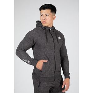 Gorilla Wear Payette Zipped Hoodie - Zwart - 2XL