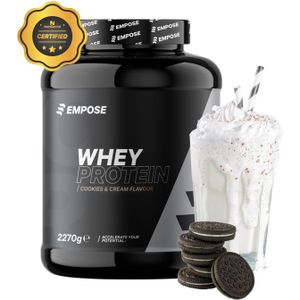 Empose Nutrition Whey Protein - Eiwit Poeder - Cookies & Cream - 2270 gram