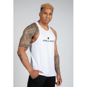 Gorilla Wear Carter Stretch Tank Top - Wit - 3XL