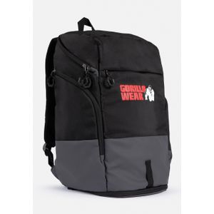Gorilla Wear - Miller - Rugzak - Zwart - Verstevigd Rugpaneel - Padded Laptopvak